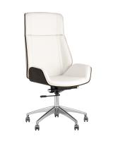 Кресло руководителя TopChairs Crown бежевое. Фото №1