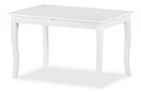 Стол раскладной Гефест/Hephaestus (mod. MEC T-421E) дерево гевея/мдф, 80х120+30х76см, pure white (белый 2-1)