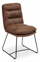 Стул MASON (mod. 8255) металл/ткань, 45х64х91 см, коричневый/черный, MF-10 (поставляется по 2 шт) фото Стул MASON (mod. 8255) металл/ткань, 45х64х91 см, коричневый/черный, MF-10 (поставляется по 2 шт). Фото №1