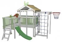 Комплекс игровой ДК10Б, бирюзовый, серый фото Комплекс игровой ДК10Б, бирюзовый, серый. Фото №1