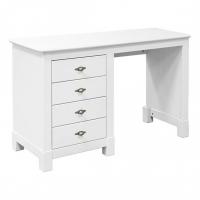 (3.1.1) Стол письменный "Рауна" 04 1-тумбовый (белый воск УКВ) фото (3.1.1) Стол письменный "Рауна" 04 1-тумбовый (белый воск УКВ)