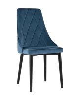 Стул Версаль велюр пыльно-синий фото Стул Версаль велюр пыльно-синий. Фото №1