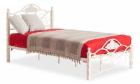 Кровать CANZONA Wood slat base дерево гевея/металл, 140*200 см (Double bed), Белый (butter white) фото Кровать CANZONA Wood slat base дерево гевея/металл, 140*200 см (Double bed), Белый (butter white). Фото №1