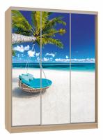 Бассо 7-600 77 (полки слева) дуб сонома