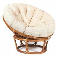 Кресло PAPASAN  23/01 W /с подушкой/ Pecan (орех), ткань Старт фото Кресло PAPASAN  23/01 W /с подушкой/ Pecan (орех), ткань Старт. Фото №1
