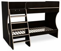 Кровать двухъярусная Р438 Капризун 3, древесина коричневая светлая дуб