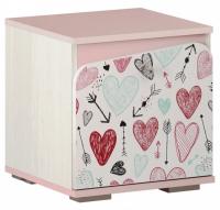 Тумбочка Малибу,белый. Фото №1