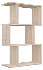 Стеллаж Polini Home Smart, древесина коричневая светлая дуб. Фото №2