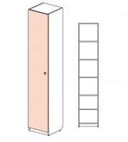 Шкаф однодверный со штангой Силуэт. Фото №1