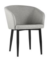 Кресло Ральф рогожка серый. Фото №1