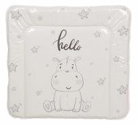 Матрас пеленальный Polini kids Бегемотик, серый