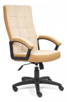 Кресло TRENDY флок/ткань, бежевый/бронза, 7/TW-21