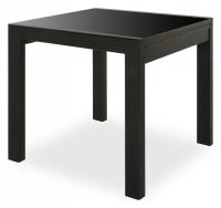 Стол Джокер-Бизнес 700*900(1800)*750 (Венге/стекло черный янтарь) фото Стол Джокер-Бизнес 700*900(1800)*750 (Венге/стекло черный янтарь). Фото №1