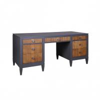 (3.3.1) Стол письменный "Фокстрот" 207D (бетон/дуб медовый) фото (3.3.1) Стол письменный "Фокстрот" 207D (бетон/дуб медовый)