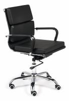 Кресло BESTO-LOW кож/зам, черный. Фото №1