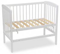 Кроватка Polini Kids Simple 100, белый фото Кроватка Polini Kids Simple 100, белый. Фото №1