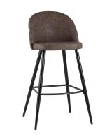 Стул барный Лион коричневая экокожа. Фото №1