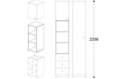 Шкаф верхний Силуэт. Фото №4