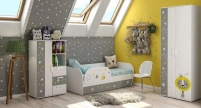 Ограничитель для кровати Трио,белый. Фото №3