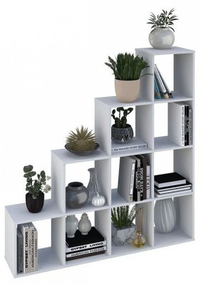 Стеллаж Polini Home Smart, белый фото Стеллаж Polini Home Smart, белый. Фото №4
