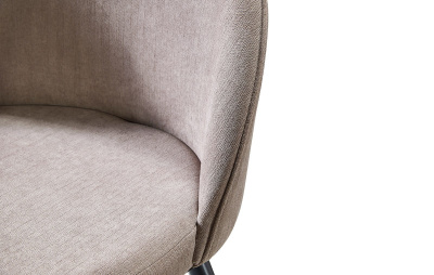 Стул барный 373B бежевый/черный. Фото