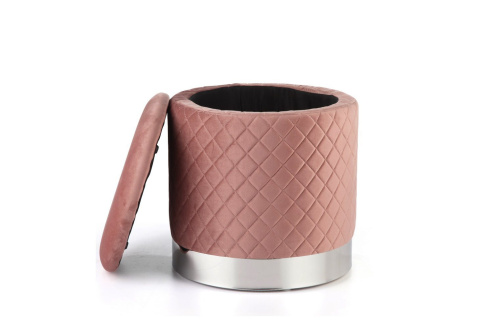 Пуф FS-006-40SV пепельно розовый. Фото №9