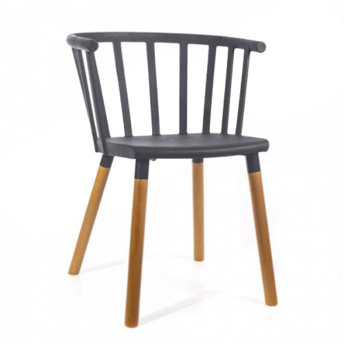 Стул Сен-Тропе черно-серый. Фото №1