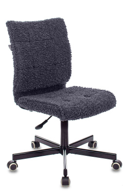 Кресло Бюрократ CH-330M синий экомех крестовина металл черный. Фото №2