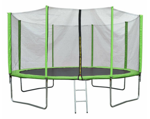 Батут AL-out360 3600 мм, зеленый, серый. Фото №1