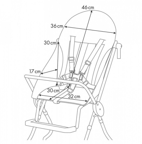 Стул для кормления Polini Kids 152, бежевый фото Стул для кормления Polini Kids 152, бежевый. Фото №12