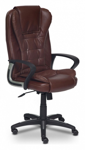 Компьютерное кресло BARON кож/зам, коричневый/коричневый перфорированный, 2 TONE/2 TONE /06. Фото №1