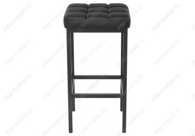Барный стул Лофт кожзам d6 / черный матовый. Фото