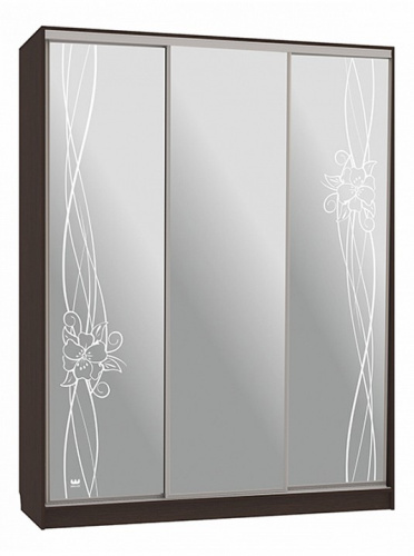 Бассо 4-600 волны 2 (полки слева) венге. Фото №1