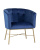 Кресло Шале велюр синий. Фото №2