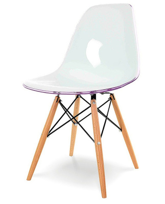 Стул ESF DC231A фиолетовый/белый фото Стул ESF DC231A фиолетовый/белый. Фото №2