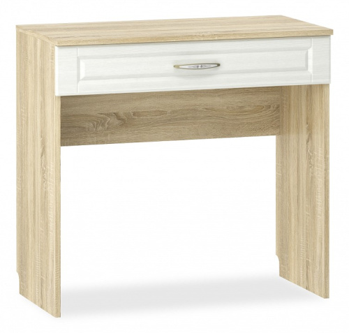 Стол туалетный Оливия  НМ 040.57 , Белое дерево, Дуб Сонома. Фото №1