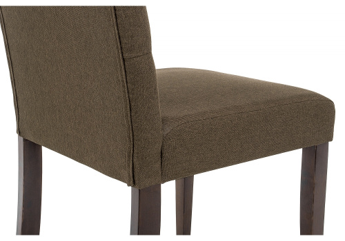 Стул деревянный Amelia dark walnut / fabric brown. Фото №8