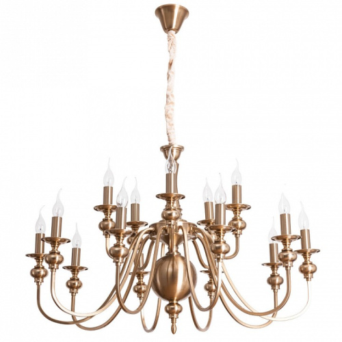 Подвесная люстра Arte Lamp Passoni A6097LM-15PB. Фото №2