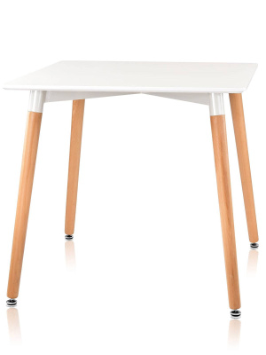 Стол Oslo 80*80, белый. Фото