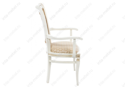 Стул деревянный Mariano молочное патина. Фото №4