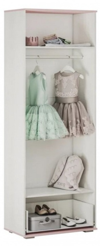 Шкаф платяной Малибу,белый. Фото №3