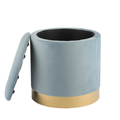 Пуф FS-006-40 голубой. Фото