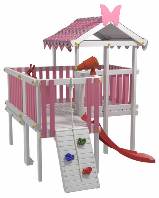 Комплекс игровой ДК8Р, розовый, серый. Фото №5