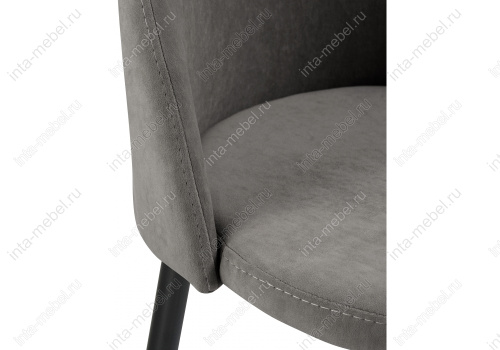 Барный стул Амизуре темно-серый / черный матовый. Фото №6