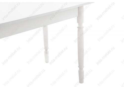 Стол деревянный Вуди белый глянец. Фото №3