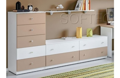 Комод низкий широкий Силуэт фото Комод низкий широкий Силуэт. Фото №3