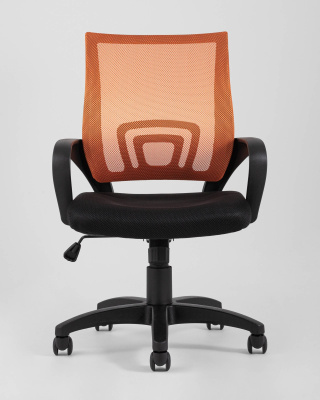 Кресло офисное TopChairs Simple оранжевое фото Кресло офисное TopChairs Simple оранжевое. Фото №5