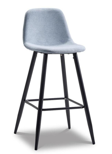 Барный стул 350B голубой/черный. Фото №1