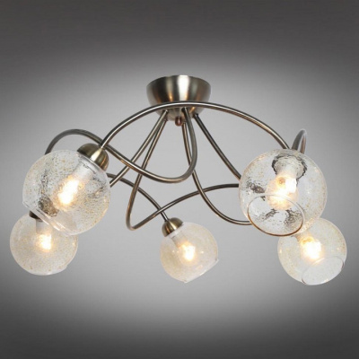 Потолочная люстра Omnilux Brunate OML-57007-05 фото Потолочная люстра Omnilux Brunate OML-57007-05. Фото №2