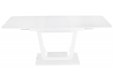 Стол стеклянный Vlinder 140 super white. Фото №2